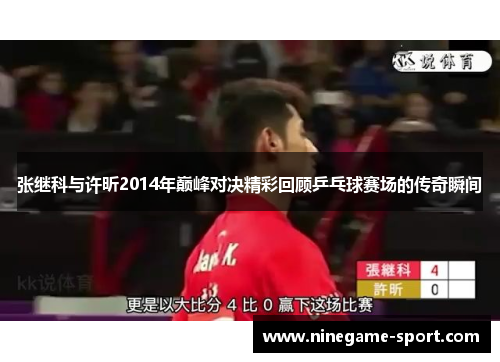 张继科与许昕2014年巅峰对决精彩回顾乒乓球赛场的传奇瞬间